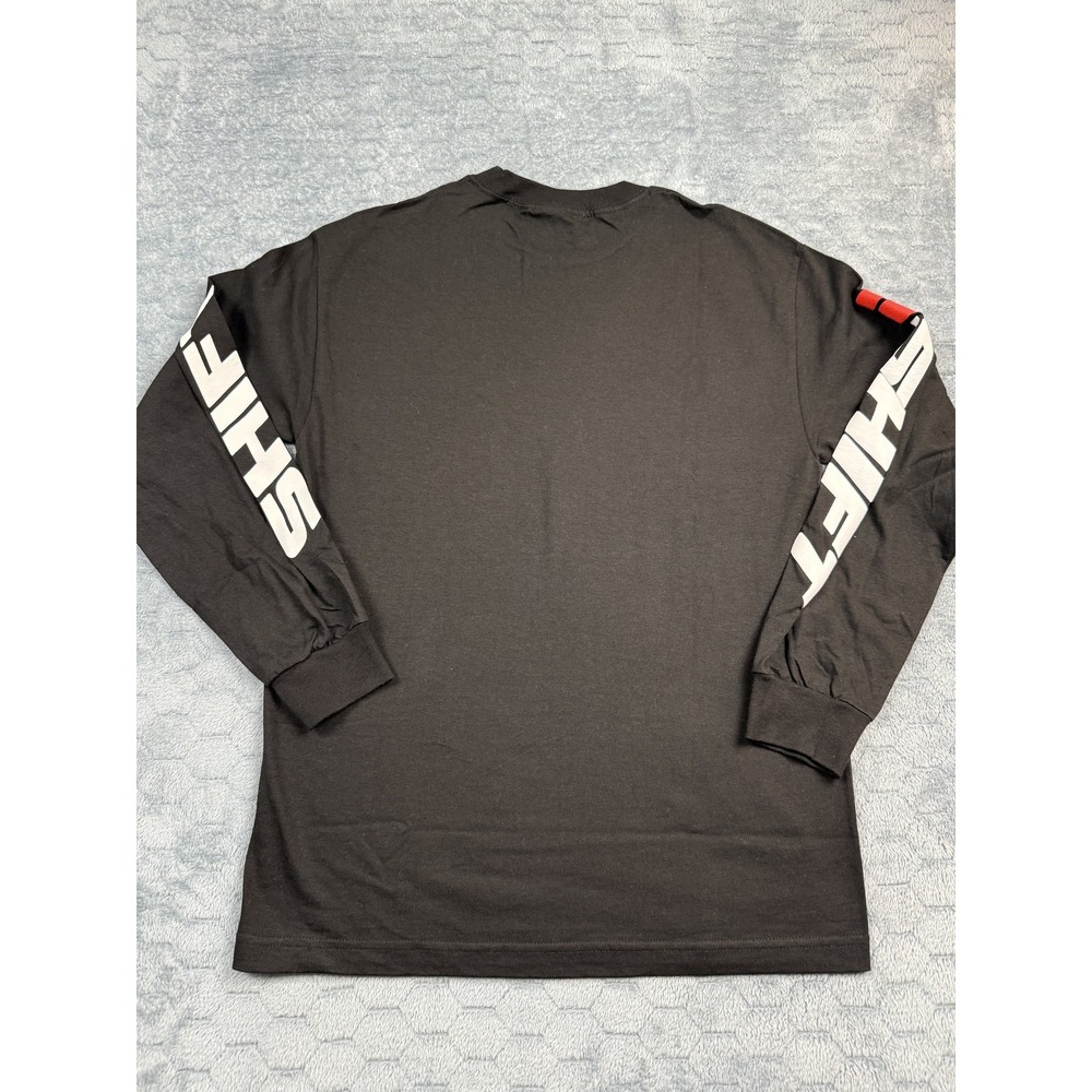 Shift Shirt Mens Medium Black Long Sleeve Moto MX‎ Logo Graphic Crewneck 00s - Picture 15 of 16